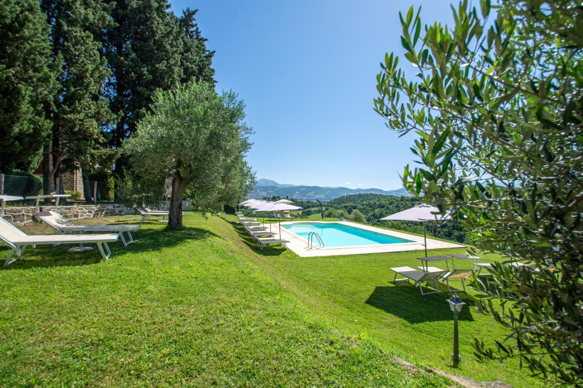 Willa Antica Residenza Montereano Gubbio Zewnętrze zdjęcie